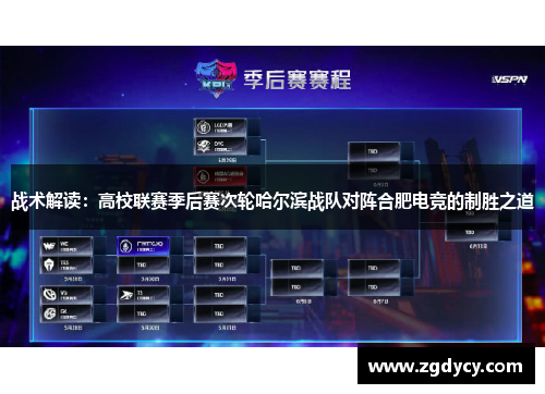 战术解读：高校联赛季后赛次轮哈尔滨战队对阵合肥电竞的制胜之道